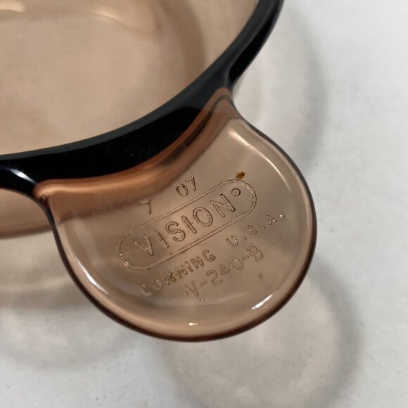 Vision Corning USA V 240 B Grab it bowl only Amber/ Pyrex/ ovenware/ cookware - Picture 5 of 6